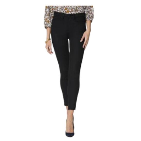 NYDJ Ami High Waist Stretch Skinny Jeans In Black 2 NWT - Picture 1 of 1